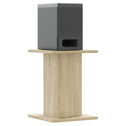 Supporti Altoparlanti 2 pz Rovere 30x30x40 cm in Multistrato - homemem39
