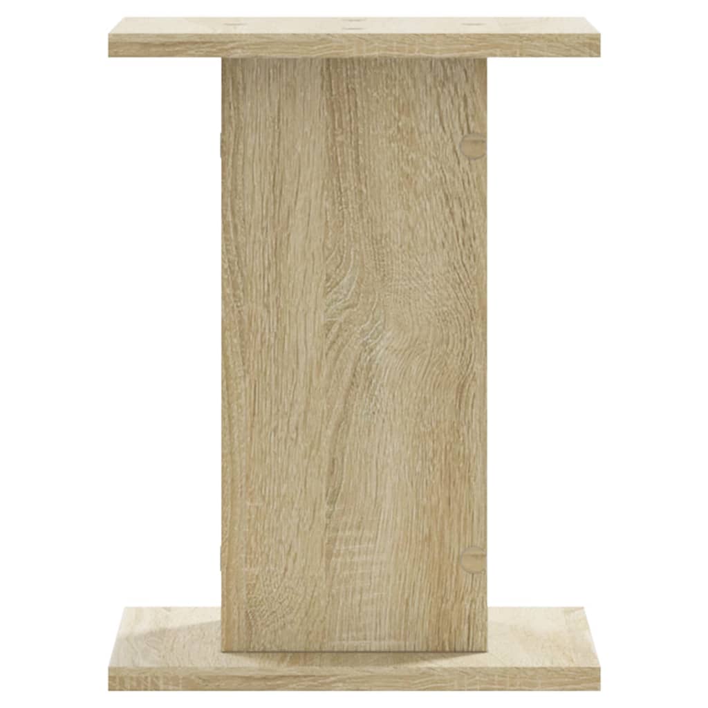 Supporti Altoparlanti 2 pz Rovere 30x30x40 cm in Multistrato - homemem39