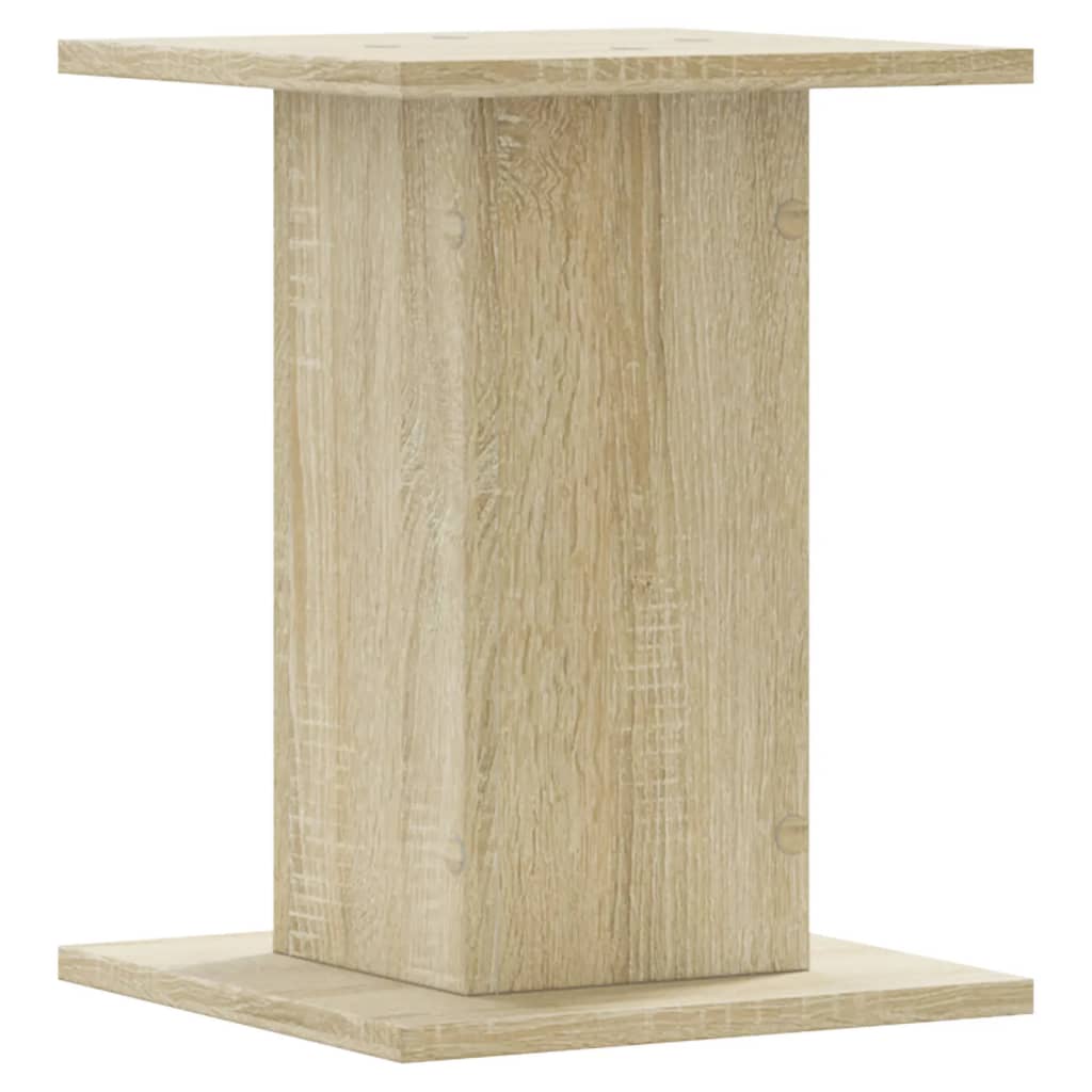 Supporti Altoparlanti 2 pz Rovere 30x30x40 cm in Multistrato - homemem39