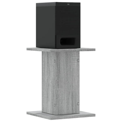 Supporti Altoparlanti 2 pz Grigio Sonoma 30x30x40cm Multistrato - homemem39