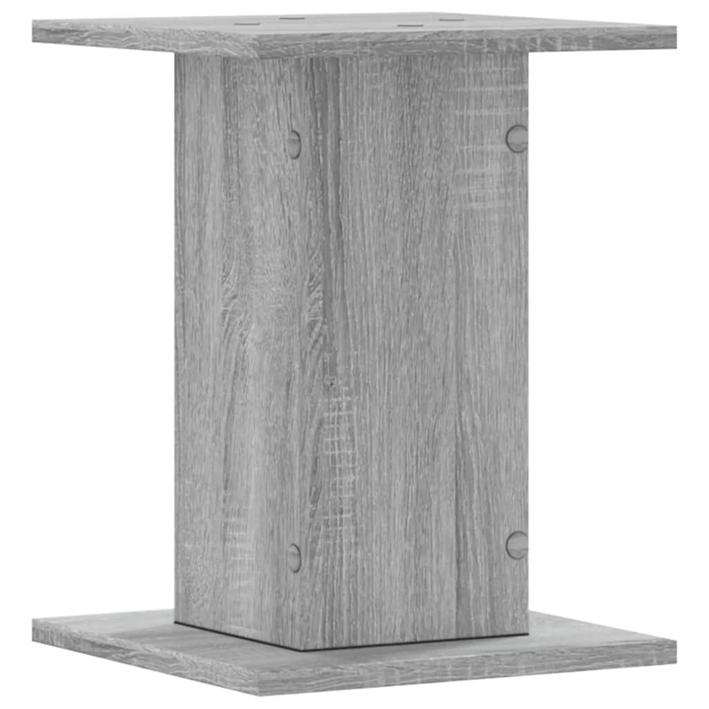 Supporti Altoparlanti 2 pz Grigio Sonoma 30x30x40cm Multistrato - homemem39