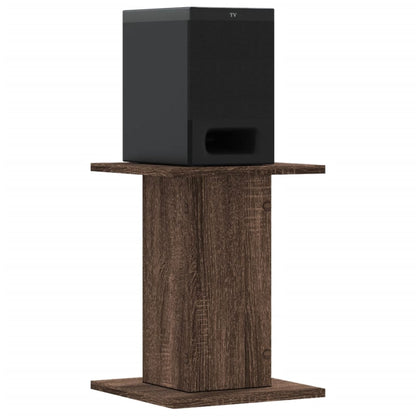 Supporti Altoparlanti 2 pz Marrone 30x30x40cm Legno Multistrato - homemem39