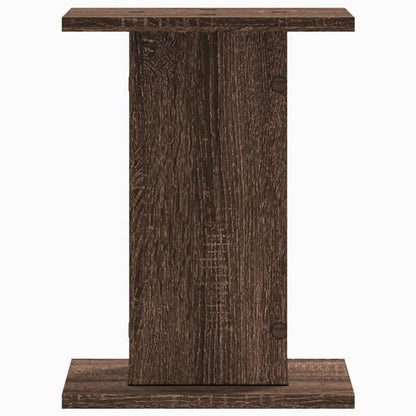 Supporti Altoparlanti 2 pz Marrone 30x30x40cm Legno Multistrato - homemem39