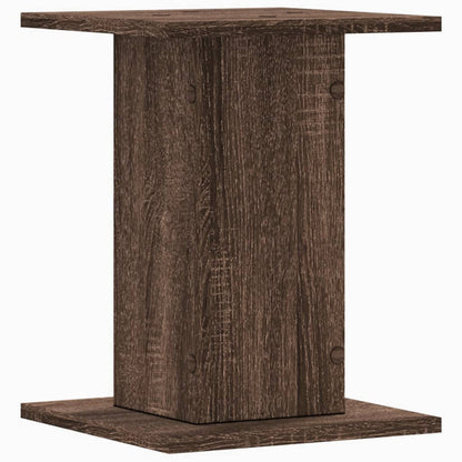 Supporti Altoparlanti 2 pz Marrone 30x30x40cm Legno Multistrato - homemem39