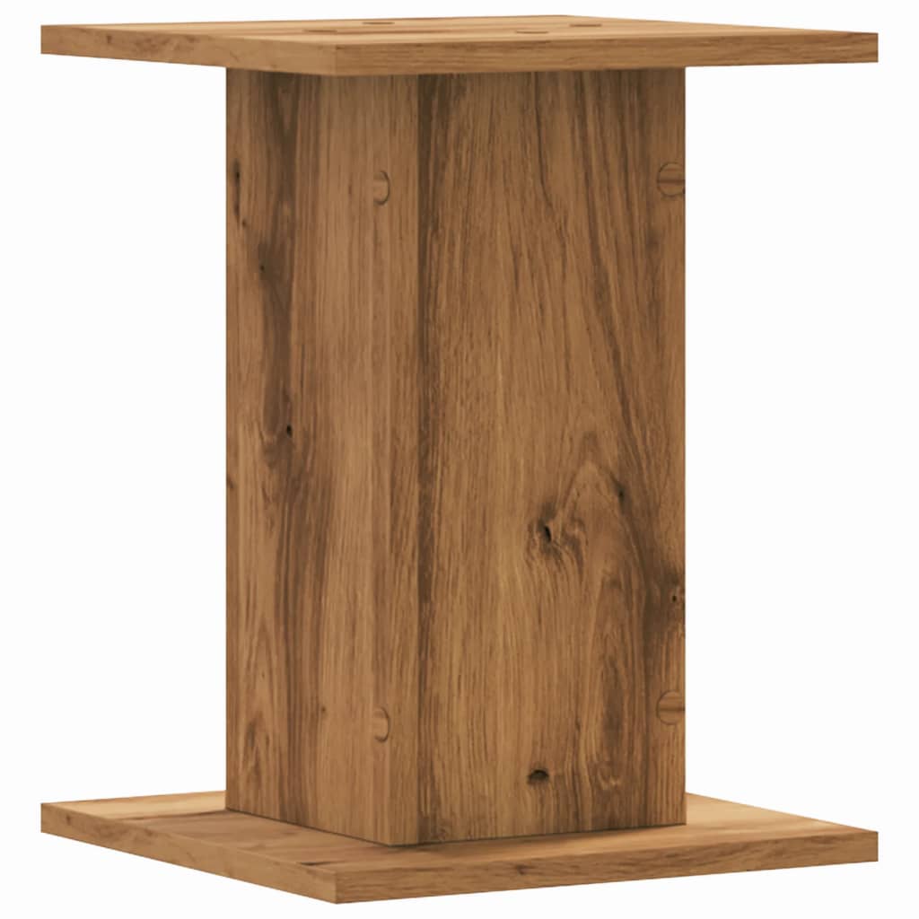 Supporti Altoparlanti 2 pz Rovere 30x30x40 cm in Multistrato - homemem39