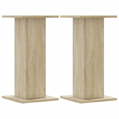 Supporti Altoparlanti 2 pz Rovere 30x30x40 cm in Multistrato - homemem39