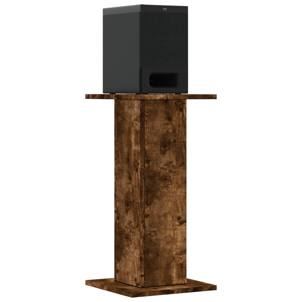 Supporti Altoparlanti 2 pz Rovere 30x30x40 cm Legno Multistrato - homemem39