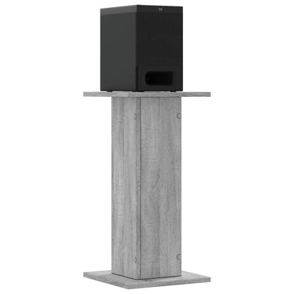 Supporti Altoparlanti 2 pz Grigio 30x30x40 cm in Multistrato - homemem39