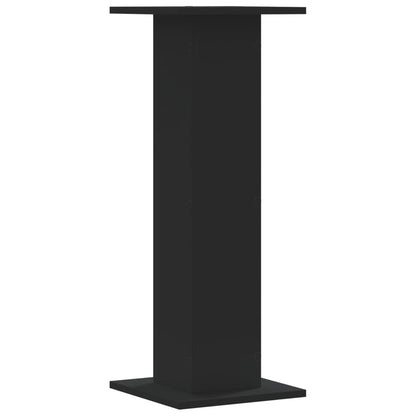 Supporti Altoparlanti 2 pz Neri 30x30x80cm in Legno Multistrato - homemem39