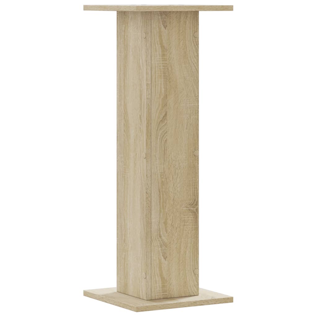 Supporti Altoparlanti 2 pz Rovere 30x30x80 cm in Multistrato - homemem39