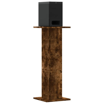 Supporti Altoparlanti 2 pz Rovere 30x30x80 cm Legno Multistrato - homemem39