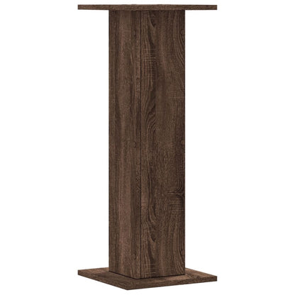 Supporti Altoparlanti 2 pz Marrone 30x30x80cm Legno Multistrato - homemem39