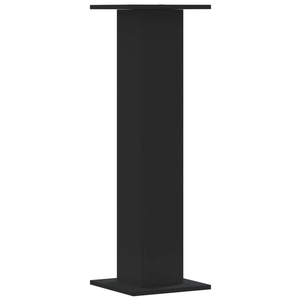 Supporti Altoparlanti 2 pz Neri 30x30x95cm in Legno Multistrato - homemem39