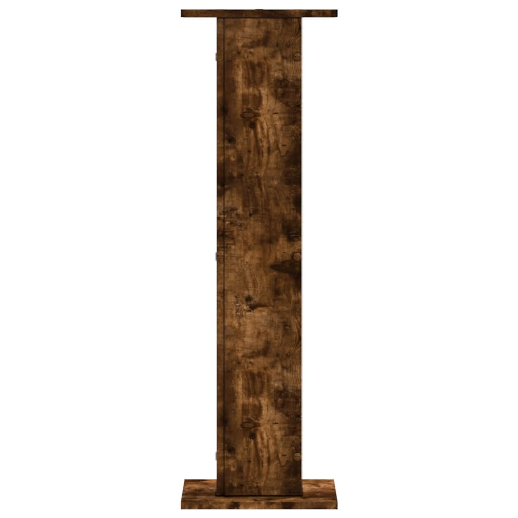 Supporti Altoparlanti 2 pz Rovere 30x30x95 cm Legno Multistrato - homemem39