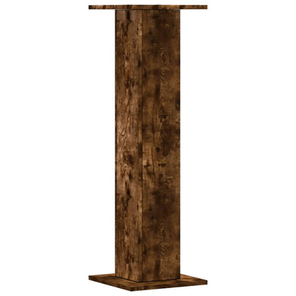 Supporti Altoparlanti 2 pz Rovere 30x30x95 cm Legno Multistrato - homemem39