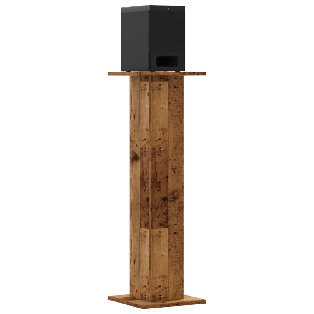 Supporti Altoparlanti 2 pz Legno 30x30x95 cm Legno Multistrato - homemem39