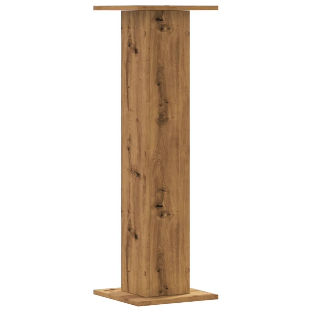 Supporti Altoparlanti 2 pz Rovere 30x30x95 cm in Multistrato - homemem39