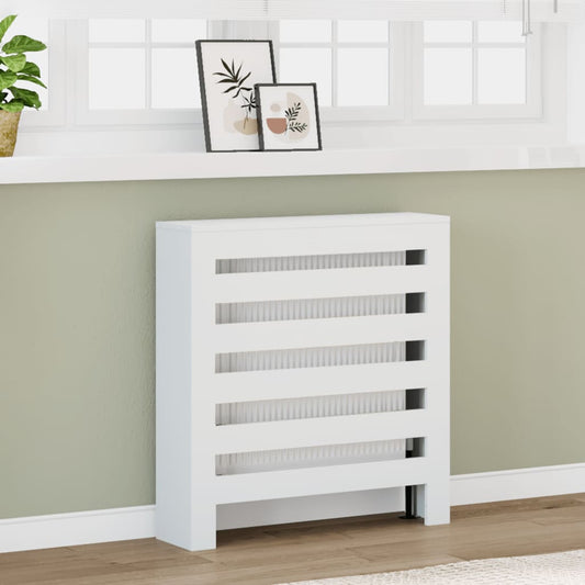 Copertura Termosifone Bianca 78x20x82 cm Legno Multistrato - homemem39