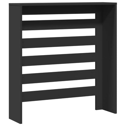 Copertura Termosifone Nera 78x20x82 cm Legno Multistrato - homemem39