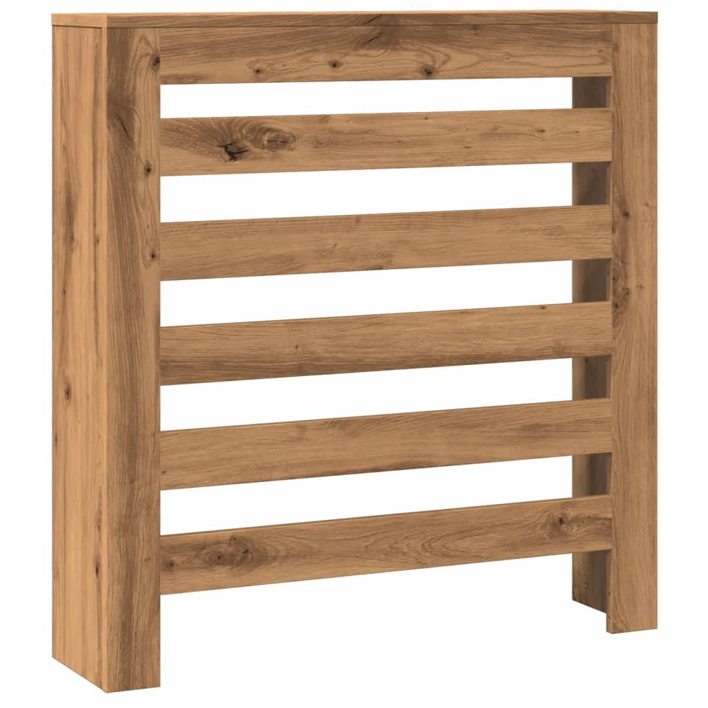 Copertura Termosifone Rovere Artigianale 78x20x82cm in Legno - homemem39