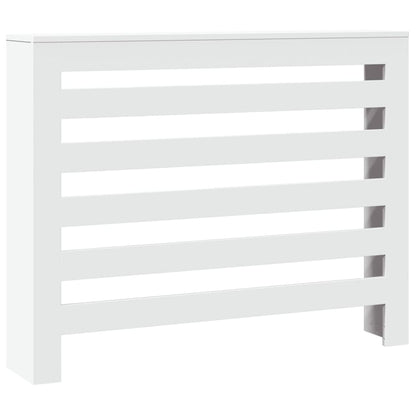 Copertura Termosifone Bianca 104x20x82 cm in Legno Multistrato - homemem39