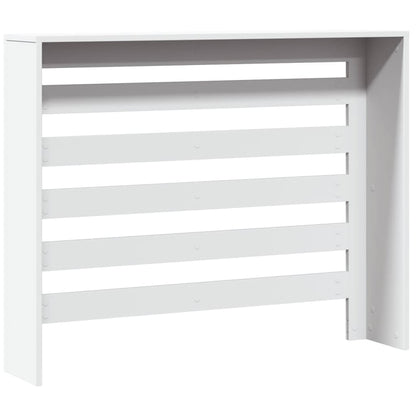 Copertura Termosifone Bianca 104x20x82 cm in Legno Multistrato - homemem39
