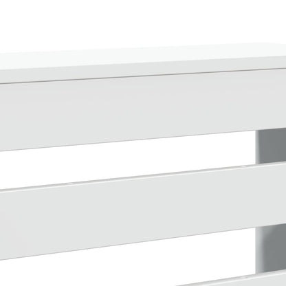 Copertura Termosifone Bianca 104x20x82 cm in Legno Multistrato - homemem39