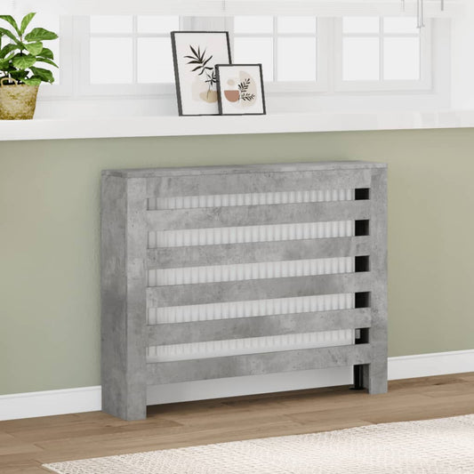 Copertura Termosifone Grigio Cemento 104x20x82cm in Multistrato - homemem39