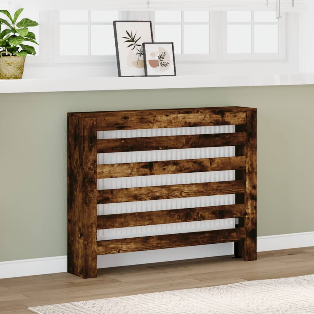 Copertura Termosifone Rovere Fumo 104x20x82cm Legno Multistrato - homemem39
