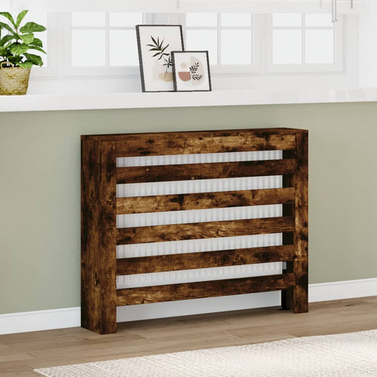 Copertura Termosifone Rovere Fumo 104x20x82cm Legno Multistrato - homemem39