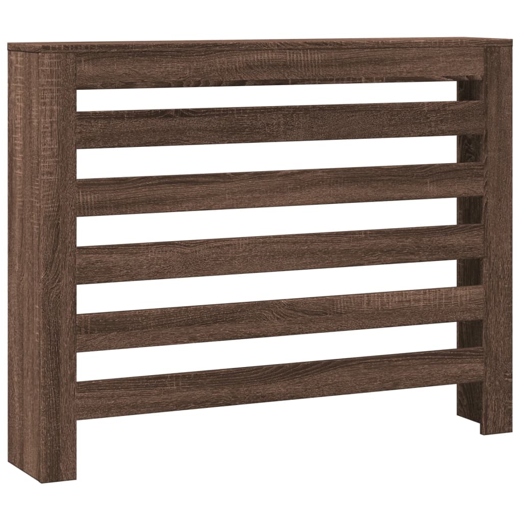 Copertura Termosifone Rovere Marrone 104x20x82cm in Multistrato - homemem39