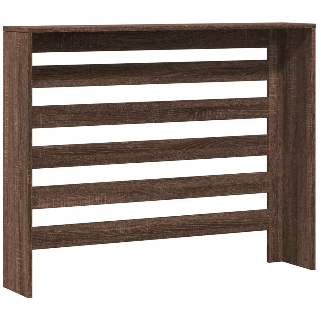 Copertura Termosifone Rovere Marrone 104x20x82cm in Multistrato - homemem39