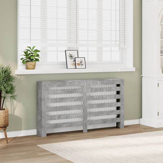 Copertura Termosifone Grigio Cemento 149x20x82cm in Multistrato - homemem39