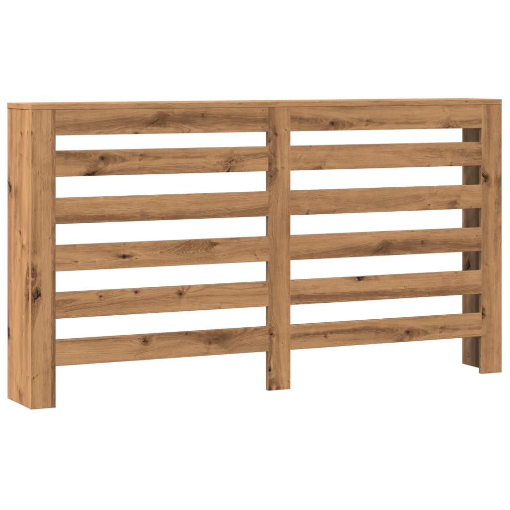 Copertura Termosifone Rovere Artigianale 149x20x82cm in Legno - homemem39