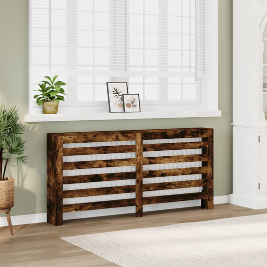 Copertura Termosifone Rovere Fumo 175x20x82cm Legno Multistrato - homemem39
