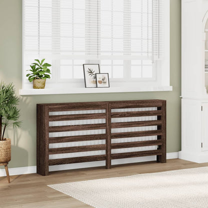 Copertura Termosifone Rovere Marrone 175x20x82cm in Multistrato - homemem39