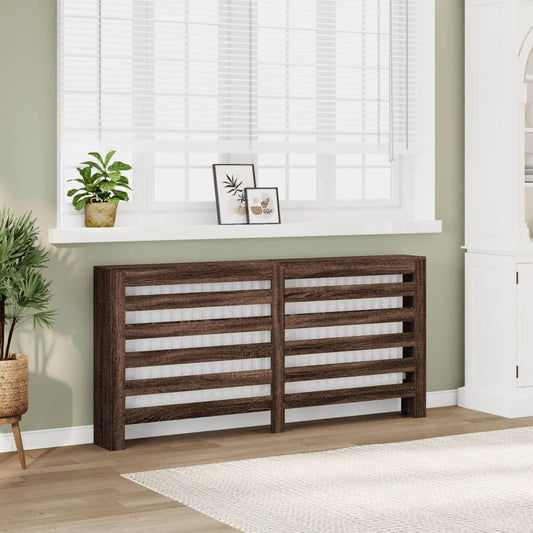 Copertura Termosifone Rovere Marrone 175x20x82cm in Multistrato - homemem39