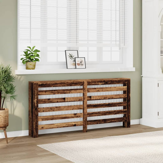 Copertura Termosifone Legno Antico 175x20x82 cm in Multistrato - homemem39