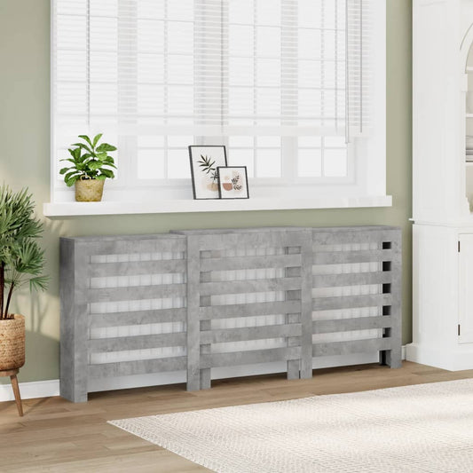 Copertura Termosifone Grigio Cemento 205x21,5x83,5 Multistrato - homemem39