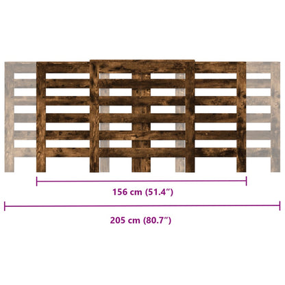Copertura Termosifone Rovere Fumo 205x21,5x83,5cm Multistrato - homemem39