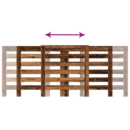 Copertura Termosifone Legno Antico 205x21,5x83,5 cm Multistrato - homemem39