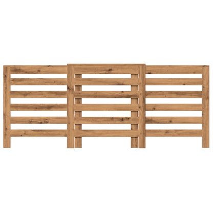 Copertura Termosifone Rovere Artigianale 205x21,5x83,5 cm Legno - homemem39