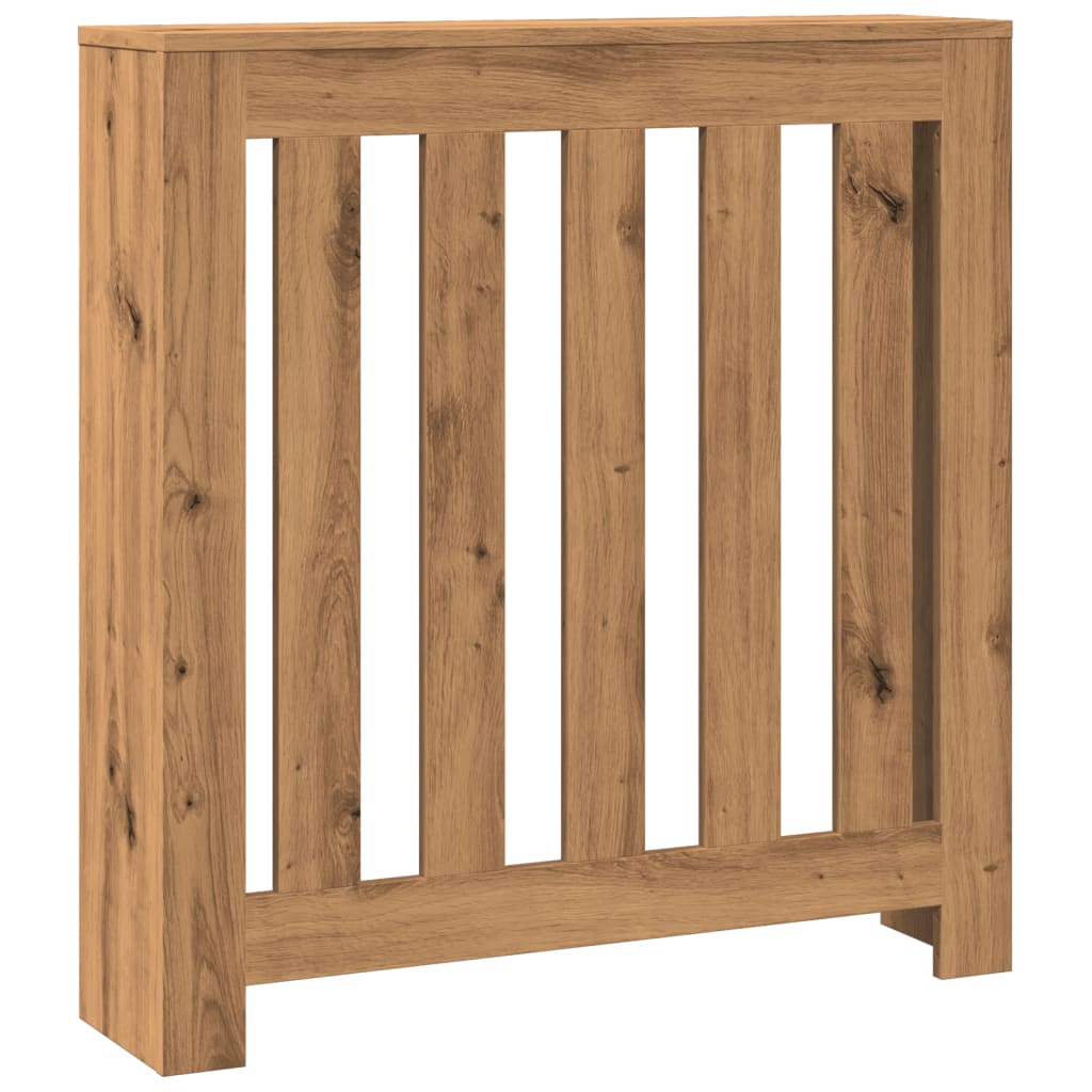 Copertura Termosifone Rovere Artigianale 78x20x82cm in Legno - homemem39