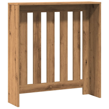 Copertura Termosifone Rovere Artigianale 78x20x82cm in Legno - homemem39