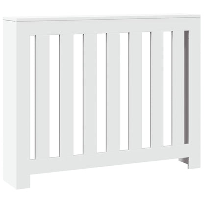 Copertura Termosifone Bianca 104x20x82 cm in Legno Multistrato - homemem39
