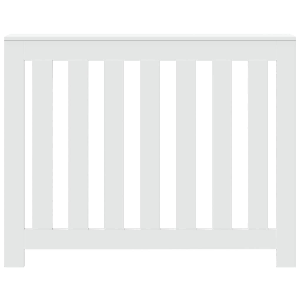 Copertura Termosifone Bianca 104x20x82 cm in Legno Multistrato - homemem39