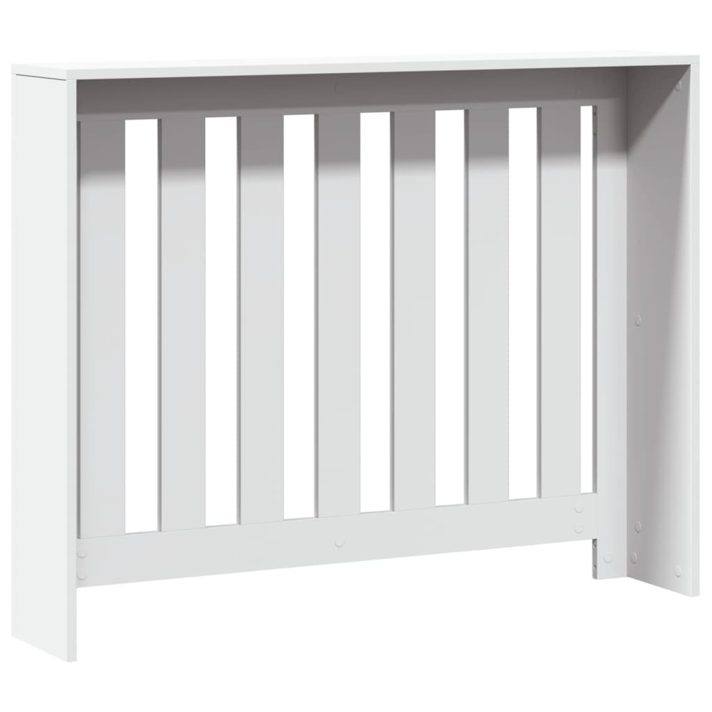 Copertura Termosifone Bianca 104x20x82 cm in Legno Multistrato - homemem39