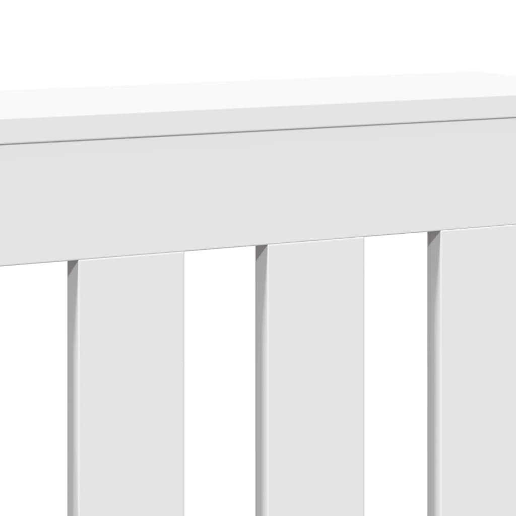 Copertura Termosifone Bianca 104x20x82 cm in Legno Multistrato - homemem39