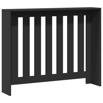 Copertura Termosifone Nera 104x20x82 cm Legno Multistrato - homemem39