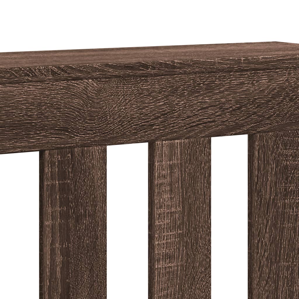 Copertura Termosifone Rovere Marrone 104x20x82cm in Multistrato - homemem39